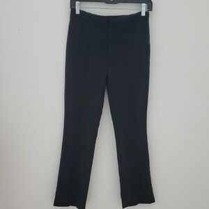 Zara Classic Black Tailored Straight-Leg Pants